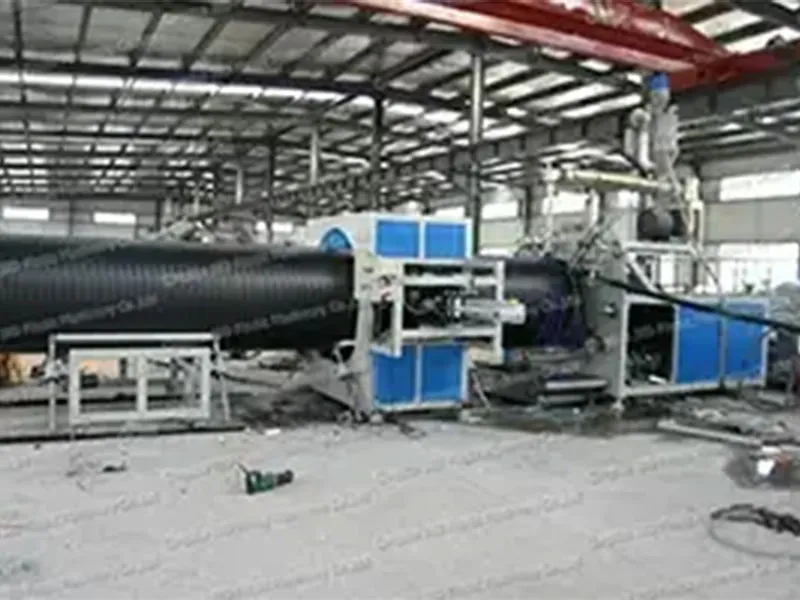 Производственная линия для спирально-навитых труб из ПЭВП большого диаметра с полыми стенками (2)