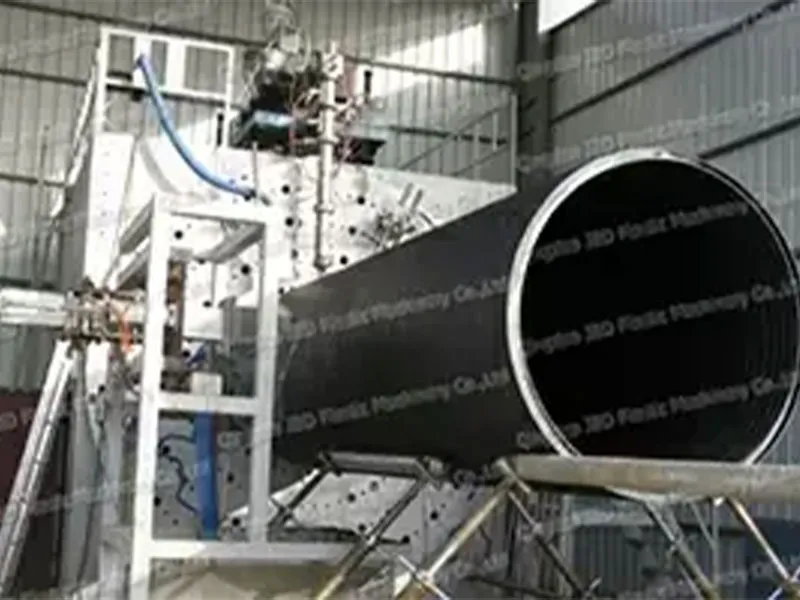 Производственная линия для спирально-навитых труб из ПЭВП большого диаметра с полыми стенками (3)