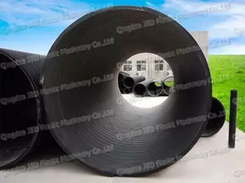 Производственная линия для спирально-навитых труб из ПЭВП большого диаметра с полыми стенками (4)