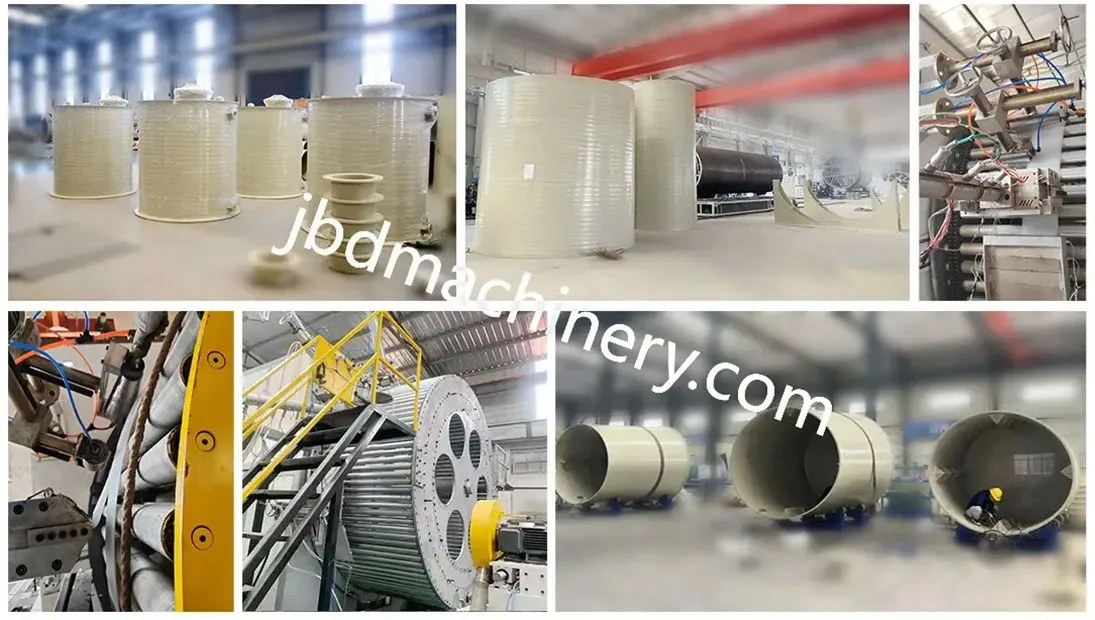 Производственная линия навивных химических резервуаров из ППГ (12)